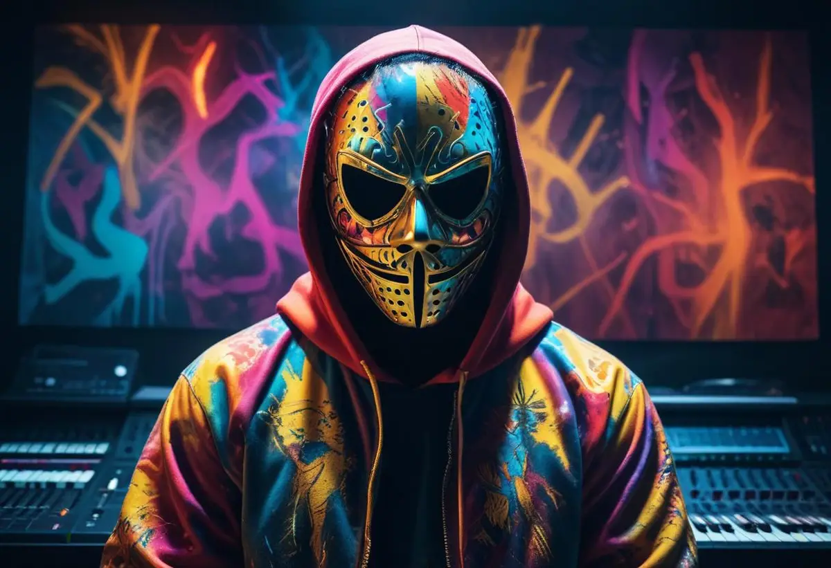 23 rappare visar hur masken blev deras succé illustration